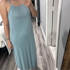Strapped Blue MAXI Dress